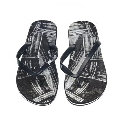 Sandale noire EVA Just Cavalli pour homme