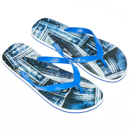 Sandale Just Cavalli bleu clair EVA pour homme