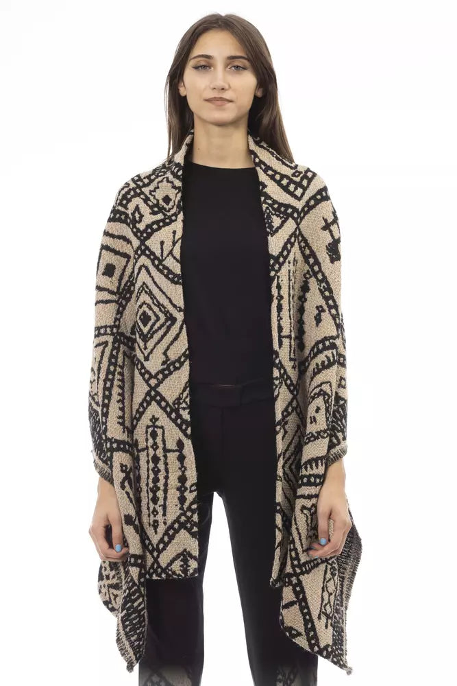 Alpha Studio Brown Wool Women Scarf by Alpha Studio
