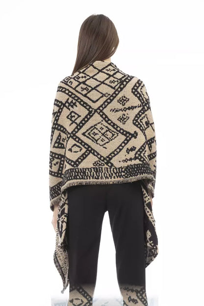 Alpha Studio Brown Wool Women Scarf by Alpha Studio