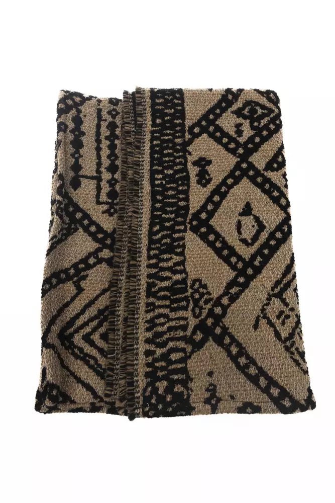 Alpha Studio Brown Wool Women Scarf by Alpha Studio