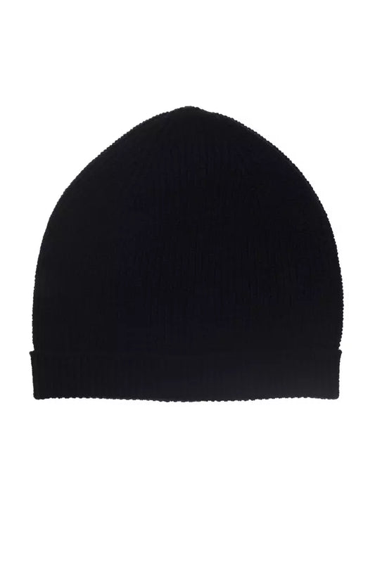 Bonnet homme en laine mérinos bleue Alpha Studio