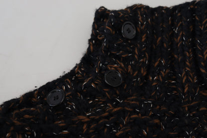 Dolce & Gabbana Brown Fatto A Mano Turtleneck Pullover Sweater by Dolce & Gabbana