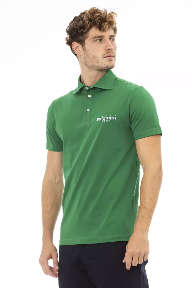 Polo Homme Baldinini Trend Vert Coton