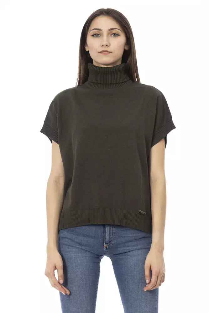 Baldinini Trend Green Wool Women Sweater by Baldinini Trend