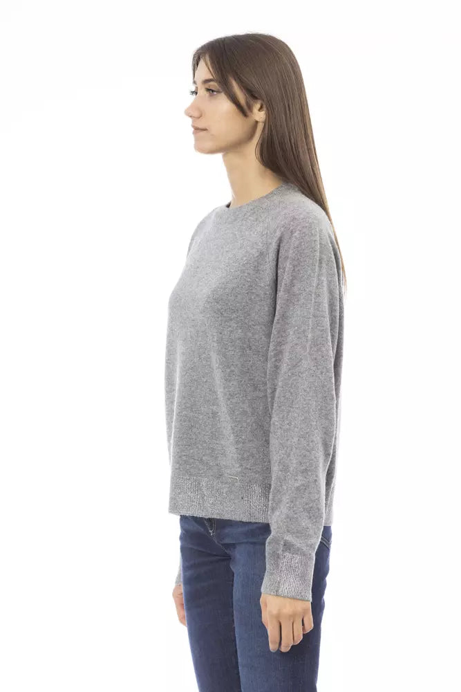 Baldinini Trend Gray Wool Women Sweater by Baldinini Trend