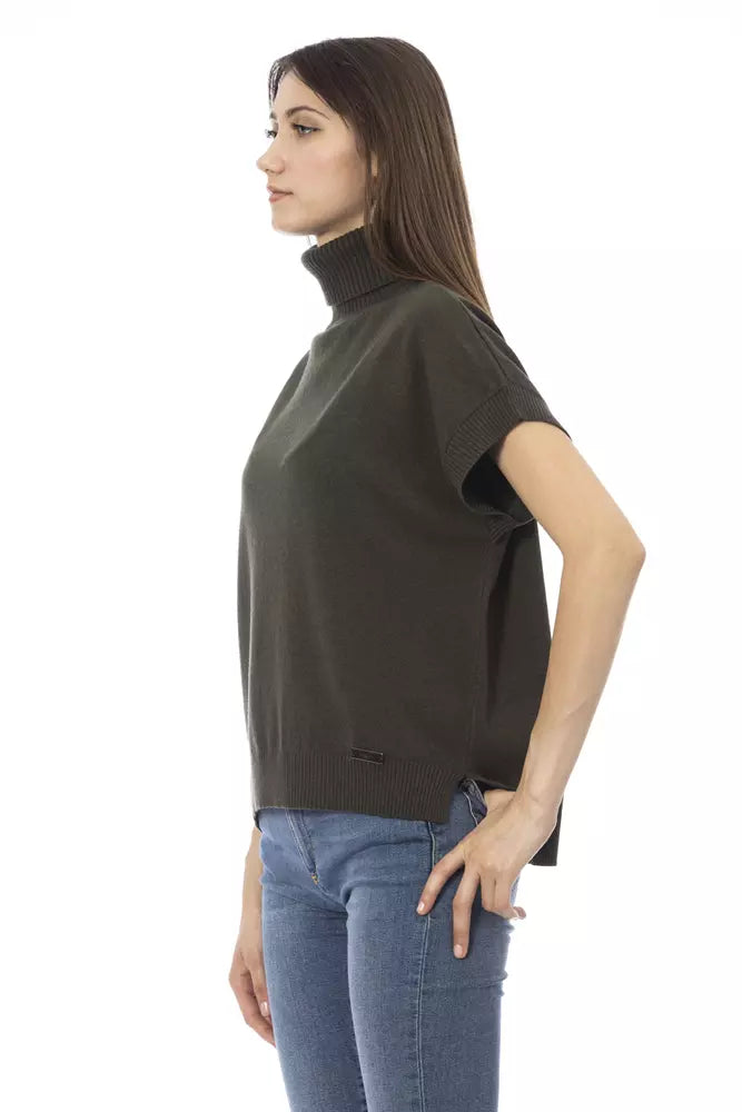 Baldinini Trend Green Wool Women Sweater by Baldinini Trend