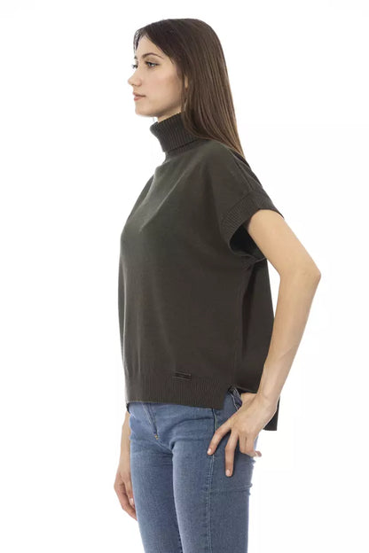 Baldinini Trend Green Wool Women Sweater by Baldinini Trend