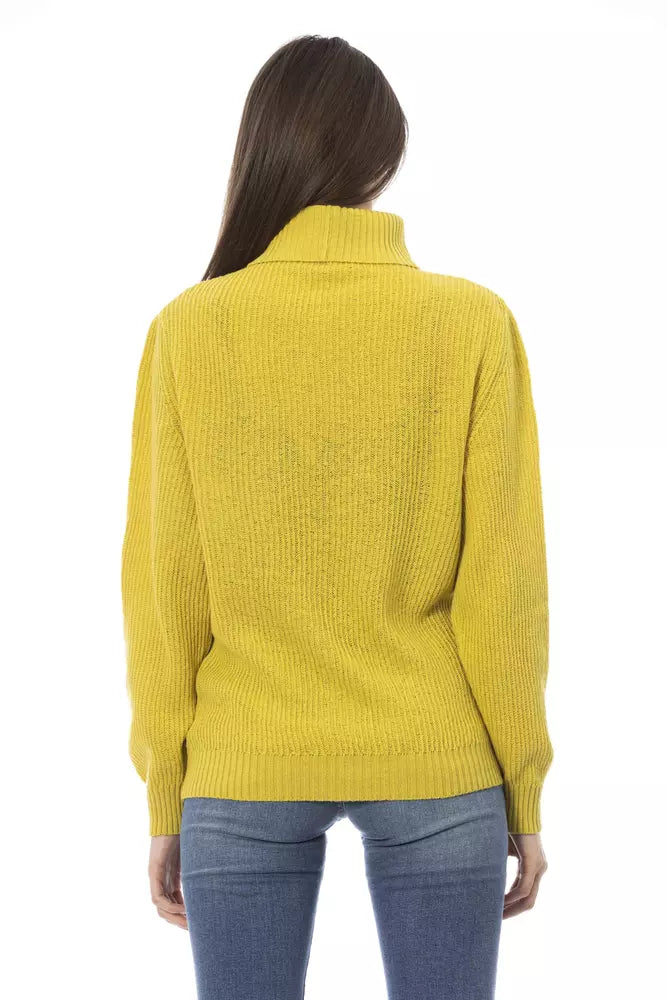 Baldinini Trend Yellow Wool Women Sweater by Baldinini Trend