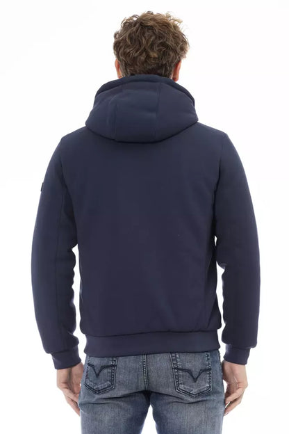 Baldinini Trend Blue Polyester Men Jacket by Baldinini Trend