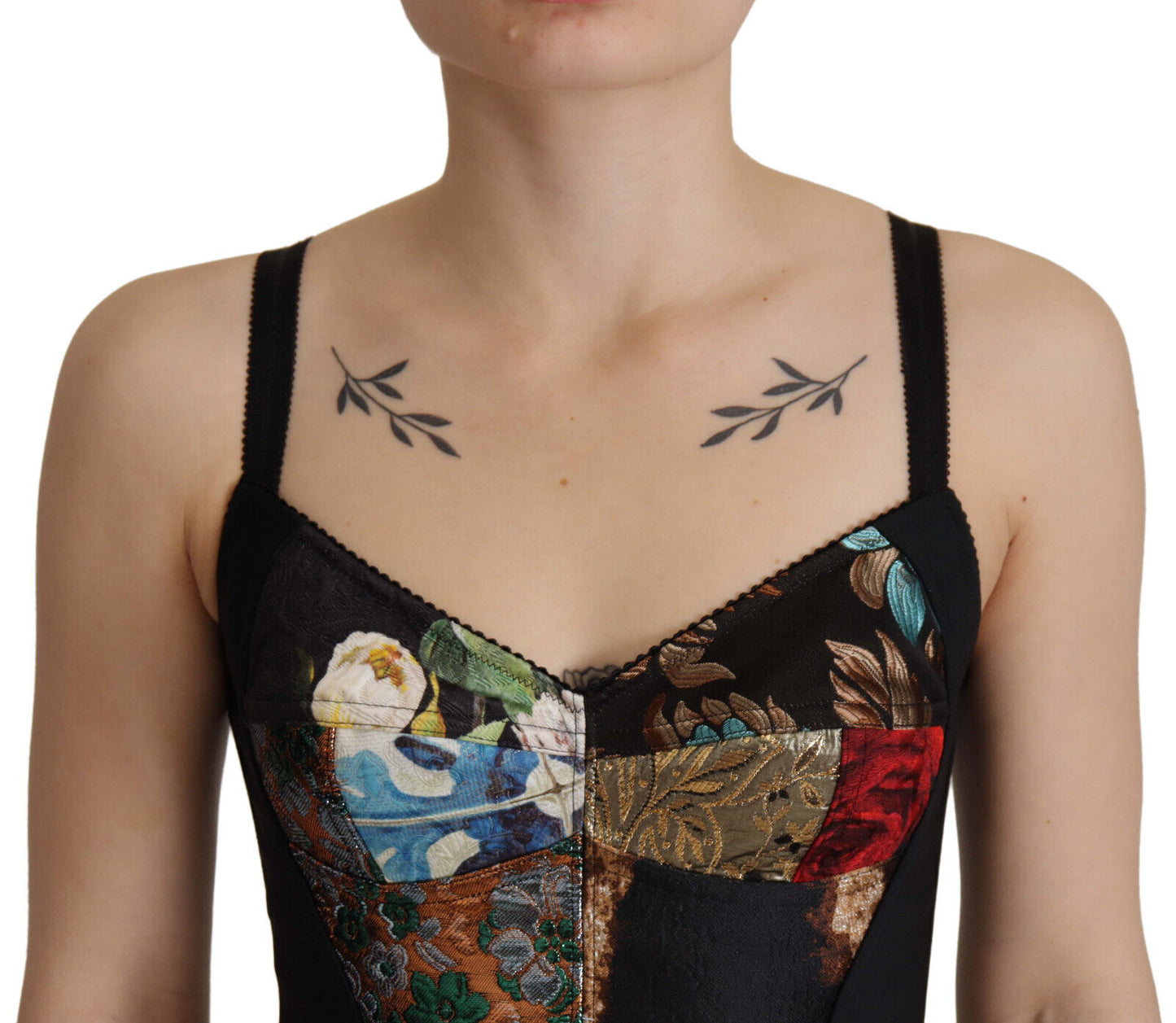 Chemisier corset fleuri élégant Dolce &amp; Gabbana
