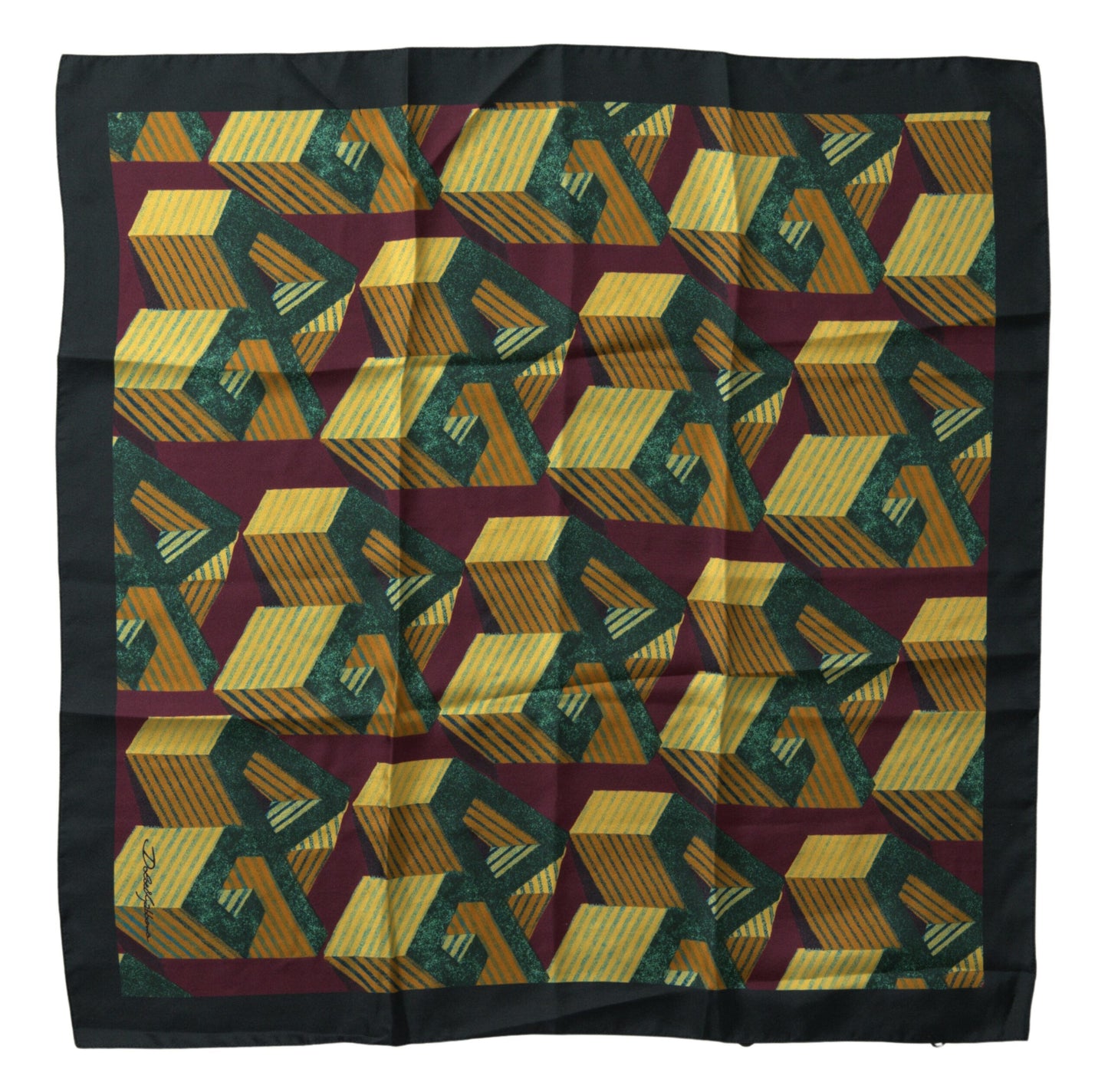 Dolce & Gabbana Multicolor Printed Square Handkerchief Scarf by Dolce & Gabbana