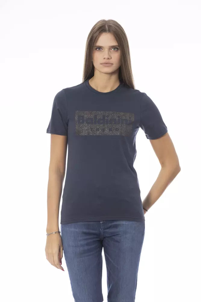 Baldinini Trend Blue Cotton Women T-Shirt by Baldinini Trend