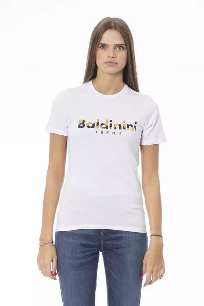 Baldinini Trend White Cotton Women T-Shirt by Baldinini Trend