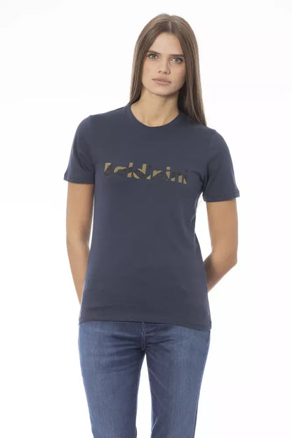 Baldinini Trend Blue Cotton Women T-Shirt by Baldinini Trend