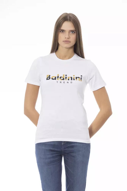 Baldinini Trend White Cotton Women T-Shirt by Baldinini Trend