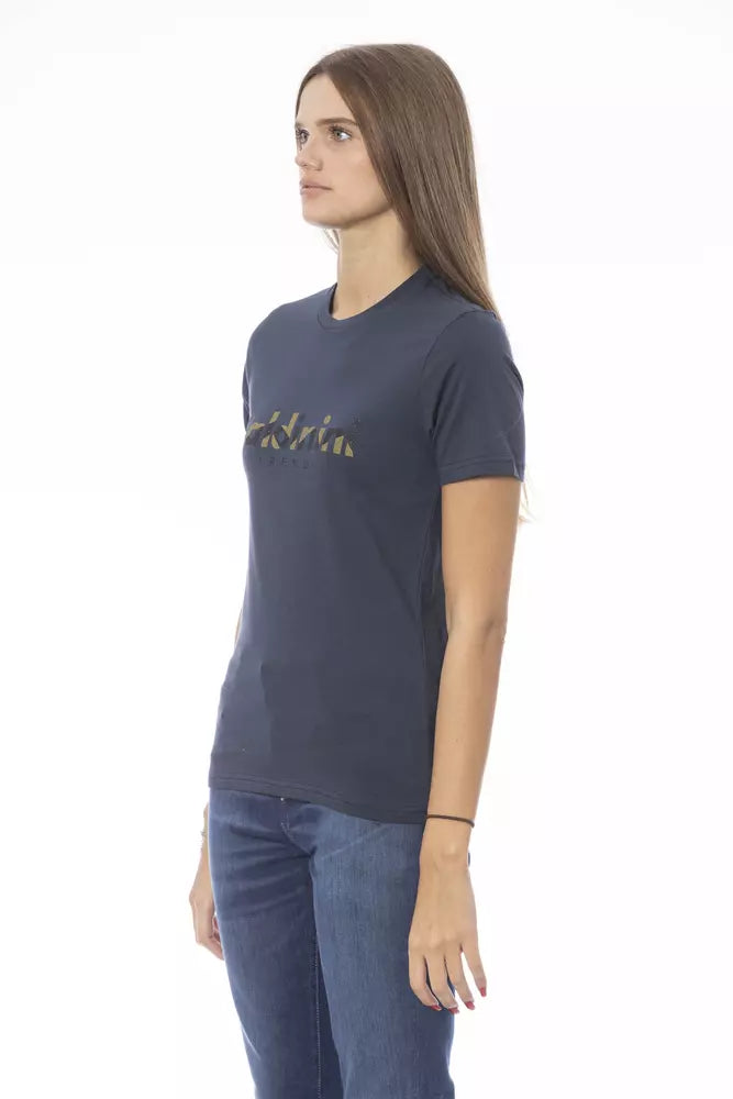 Baldinini Trend Blue Cotton Women T-Shirt by Baldinini Trend