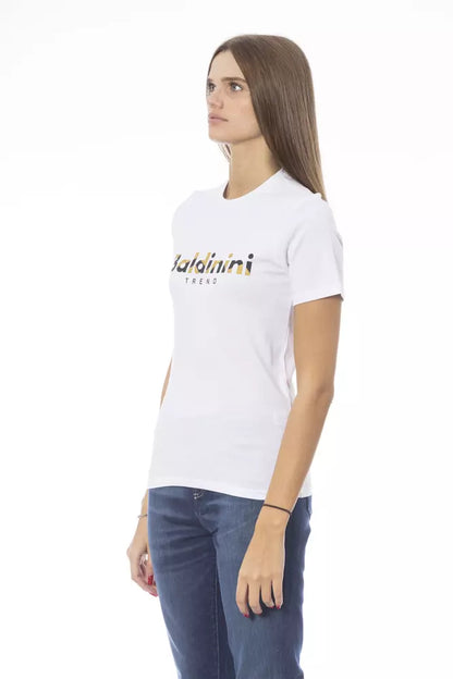 Baldinini Trend White Cotton Women T-Shirt by Baldinini Trend
