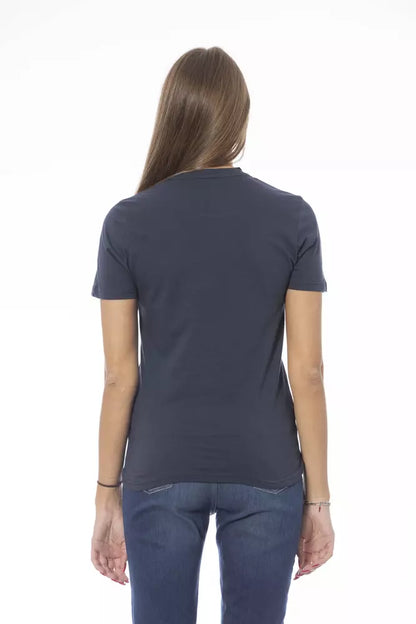 Baldinini Trend Blue Cotton Women T-Shirt by Baldinini Trend