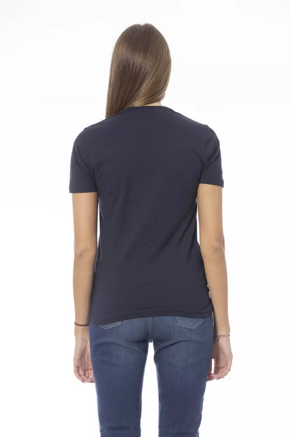 Baldinini Trend Blue Cotton Women T-Shirt by Baldinini Trend