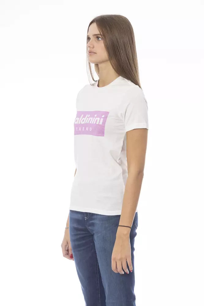 Baldinini Trend White Cotton Women T-Shirt by Baldinini Trend