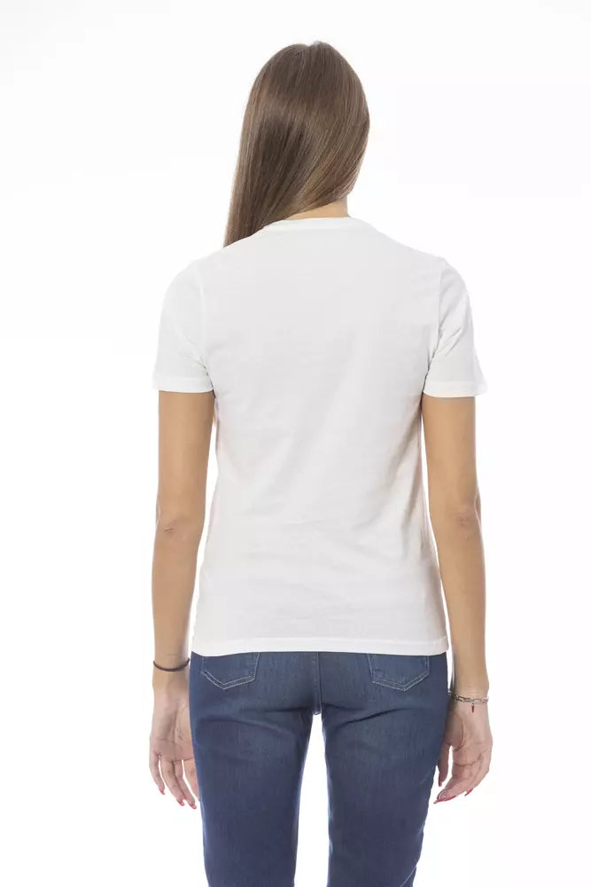 Baldinini Trend White Cotton Women T-Shirt by Baldinini Trend