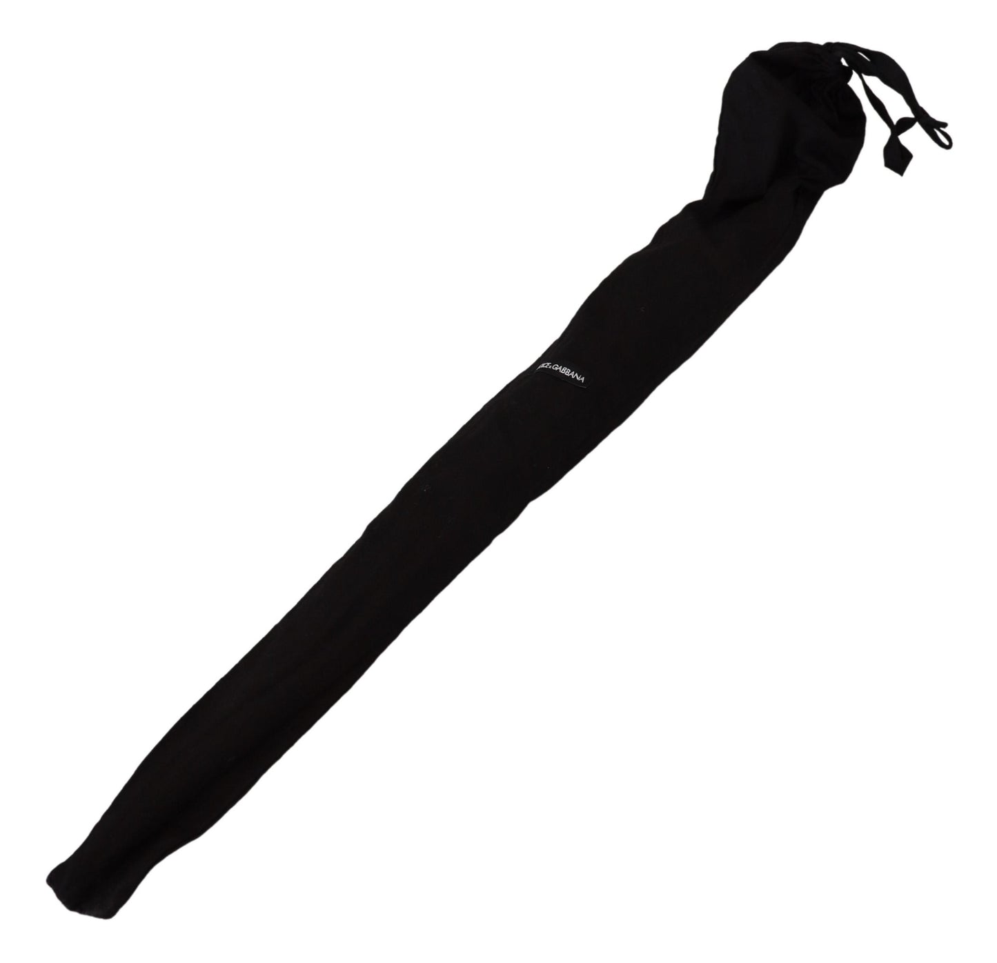 Dolce &amp; Gabbana Brown Striped Leather Handle Collapsible Sartoria Umbrella