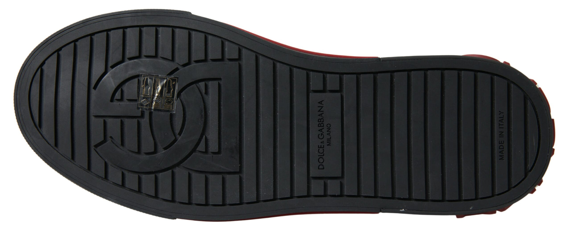 Dolce & Gabbana Red Black Leopard Loafers Sneakers Shoes by Dolce & Gabbana