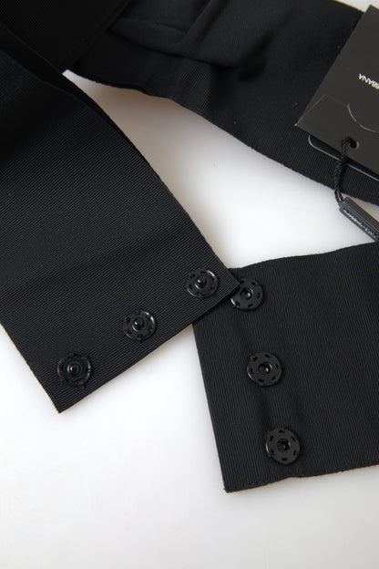 Ceinture noire ornée exquise Dolce &amp; Gabbana