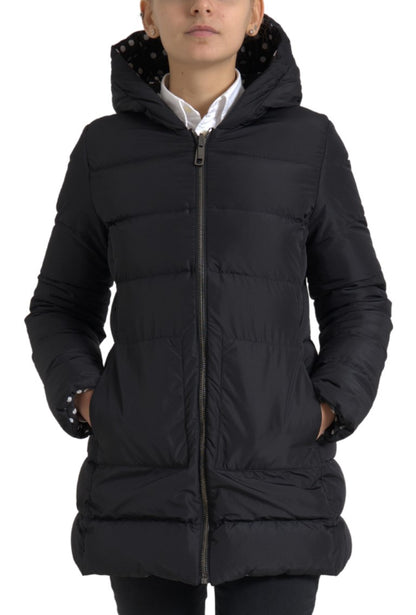 Dolce &amp; Gabbana Élégante veste à capuche noire zippée