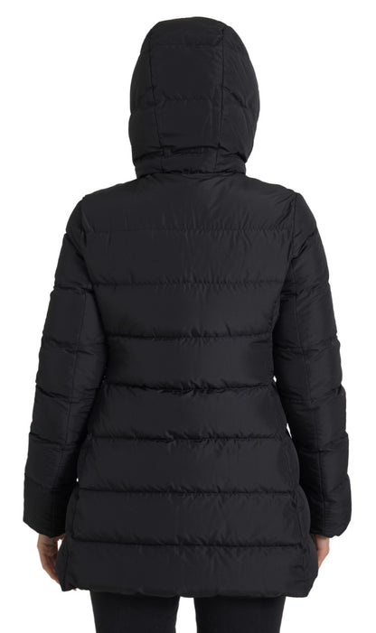 Dolce &amp; Gabbana Élégante veste à capuche noire zippée