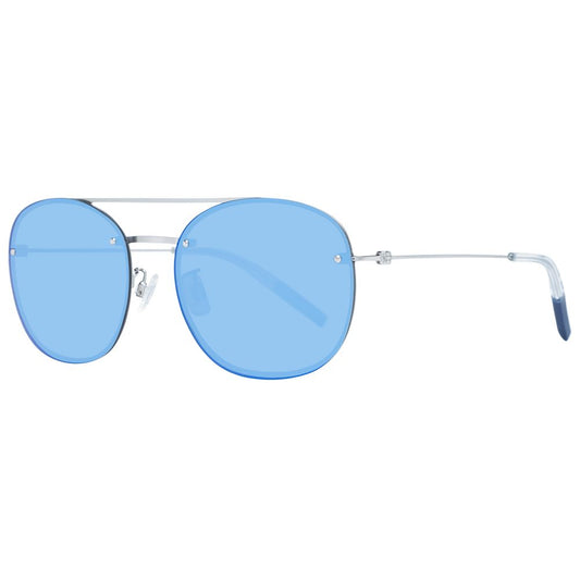 Lunettes de soleil unisexes bleues Tommy Hilfiger
