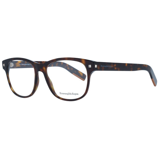 Montures de lunettes marron Ermenegildo Zegna pour homme