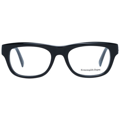 Montures de lunettes noires Ermenegildo Zegna pour homme