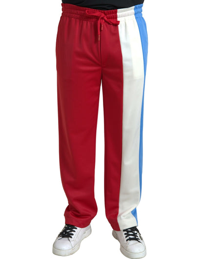 Dolce & Gabbana Multicolor Polyester Men Sweatpants Pants by Dolce & Gabbana