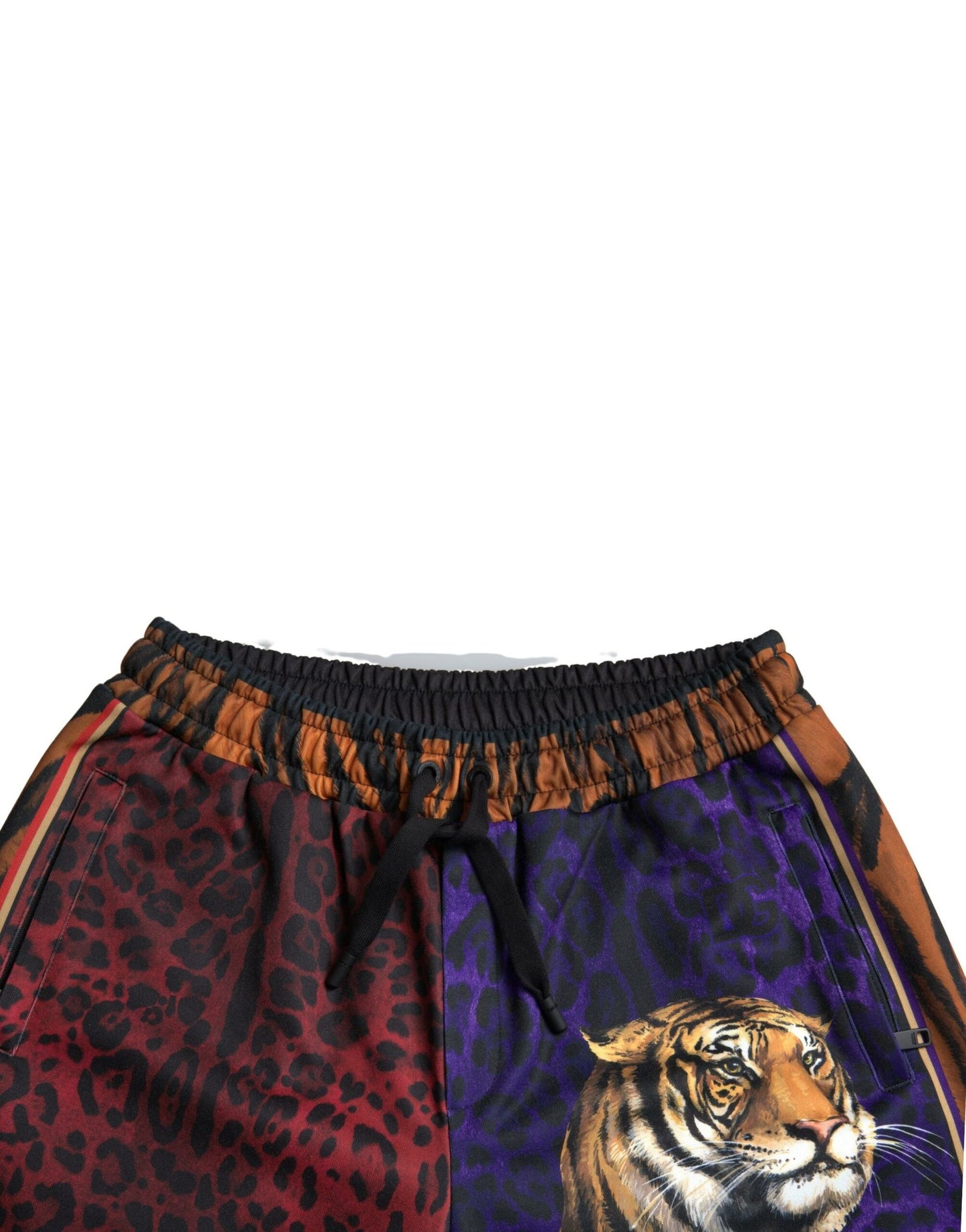 Bermuda multicolore chic Dolce &amp; Gabbana à imprimé exotique