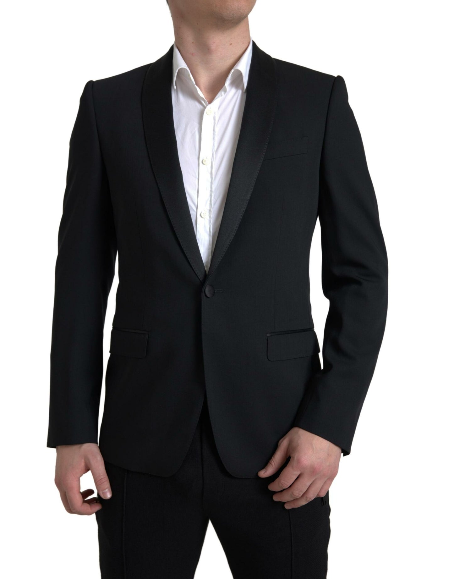 Blazer slim fit chic en laine vierge Dolce &amp; Gabbana