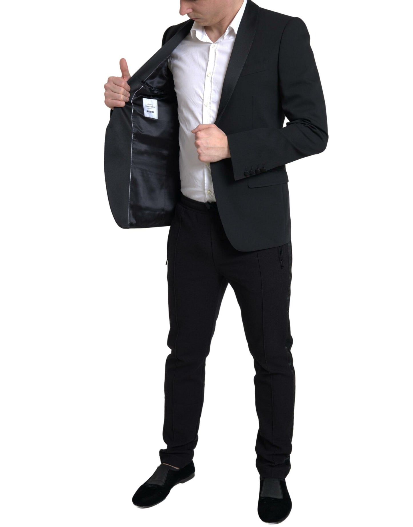 Blazer slim fit chic en laine vierge Dolce &amp; Gabbana