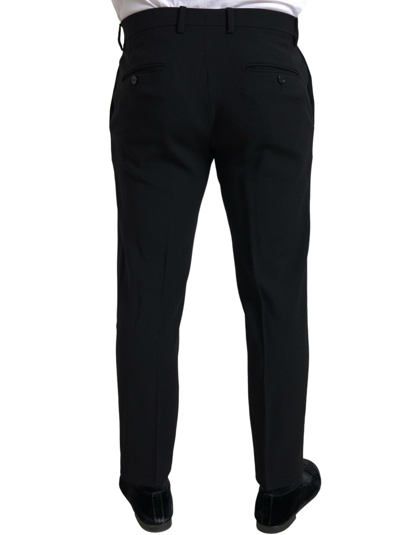 Dolce &amp; Gabbana Black 2 Piece Double Breasted SICILIA Suit