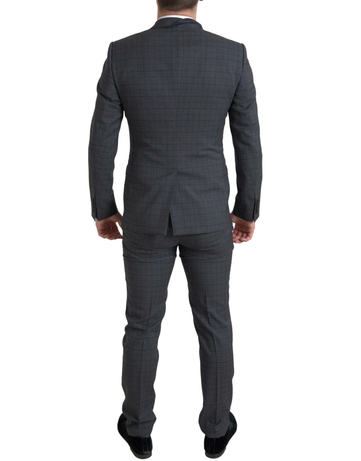 Dolce &amp; Gabbana Gray 2 Piece Single Breasted MARTINI Suit