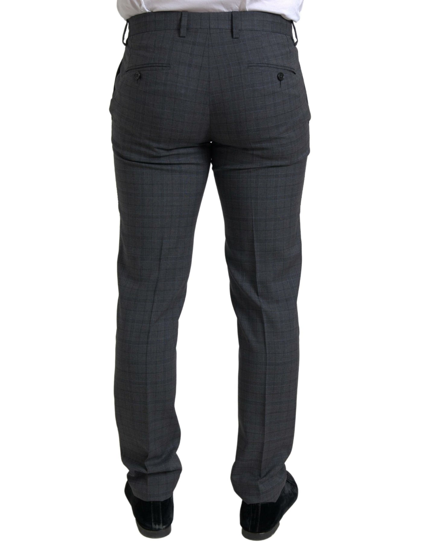 Dolce &amp; Gabbana Gray 2 Piece Single Breasted MARTINI Suit