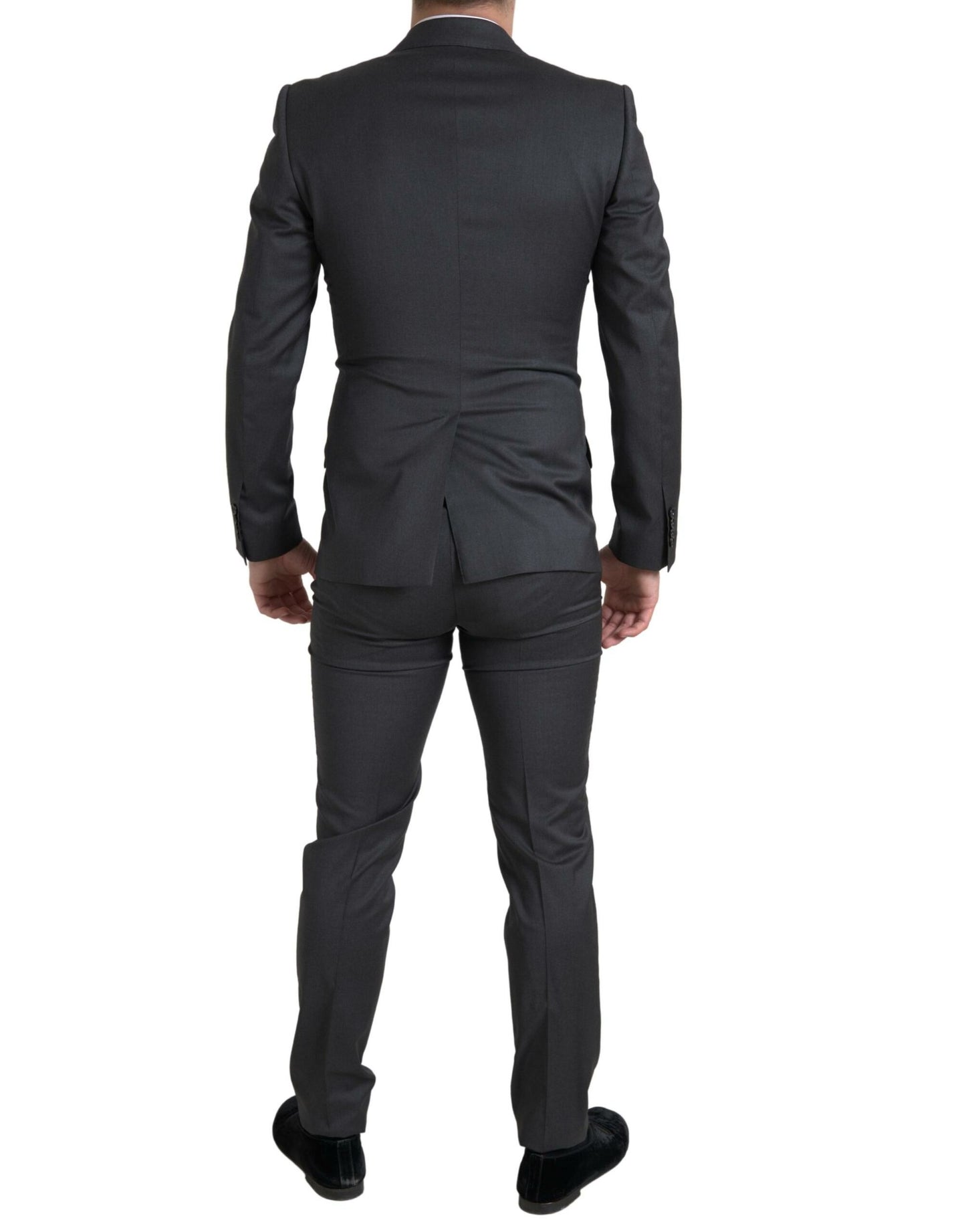 Dolce &amp; Gabbana Gray 2 Piece Double Breasted SICILIA Suit