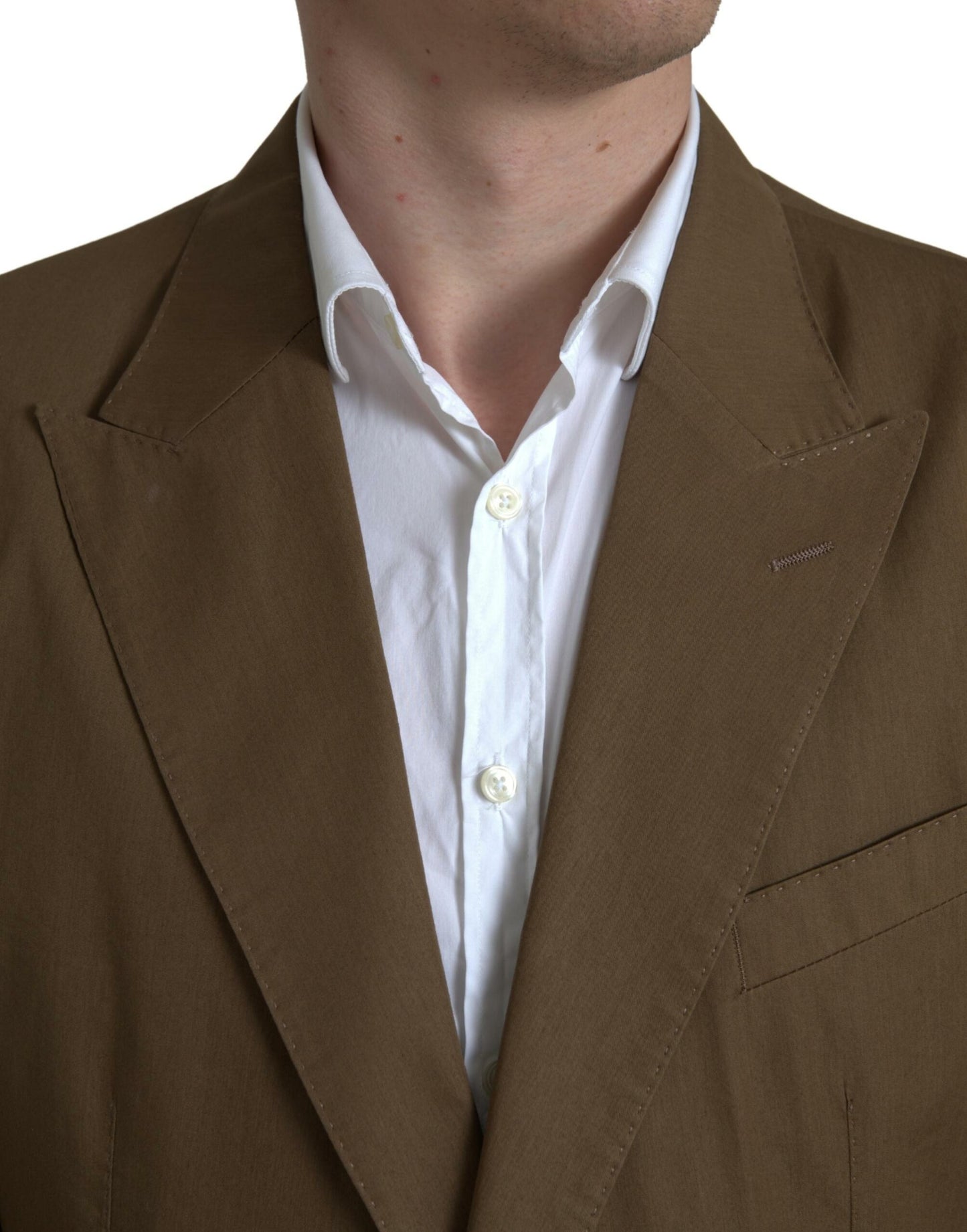 Dolce &amp; Gabbana Brown 2 Piece Single Breasted TAORMINA Suit