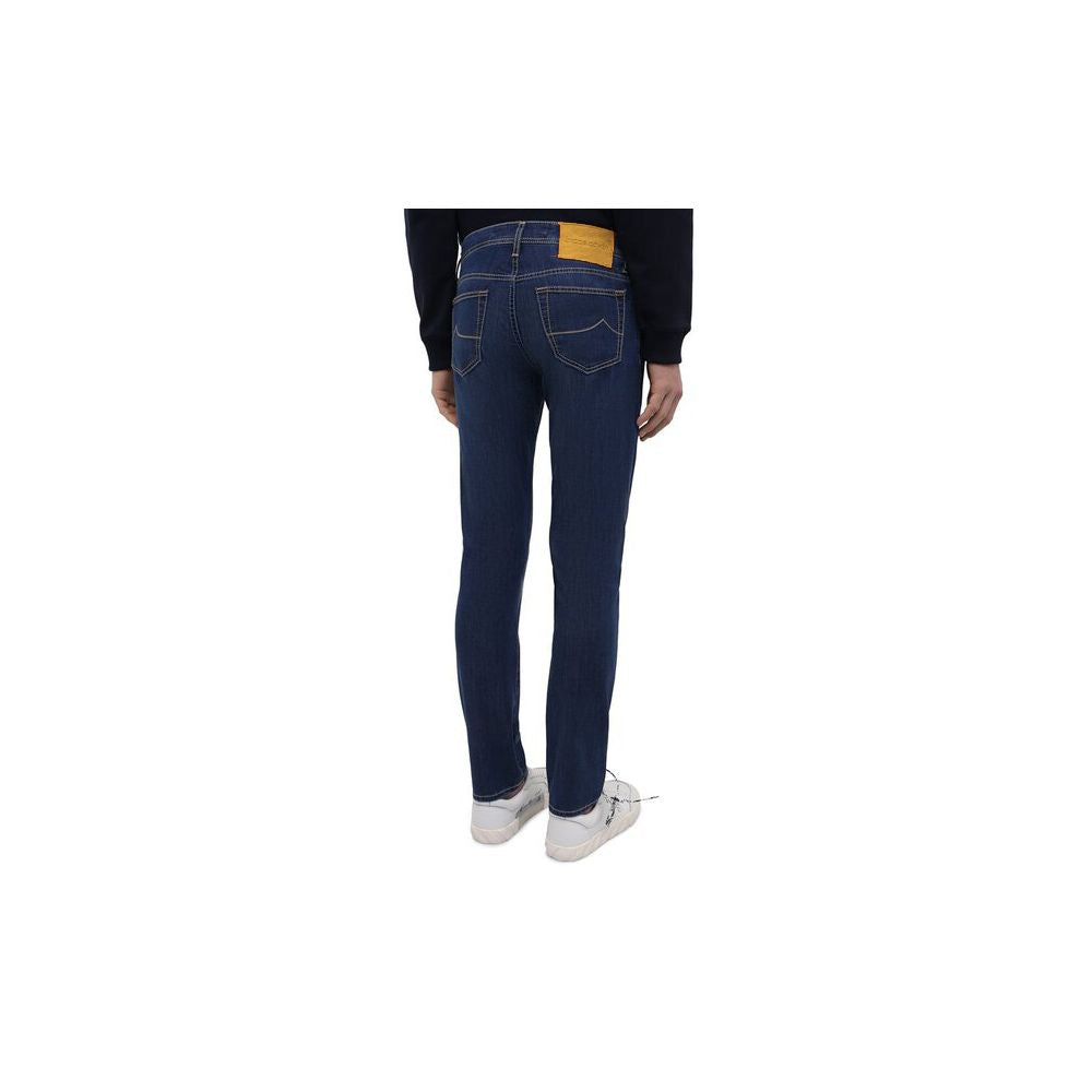 Jacob Cohen Sleek Slim Fit Premium Denim Essentials by Jacob Cohen