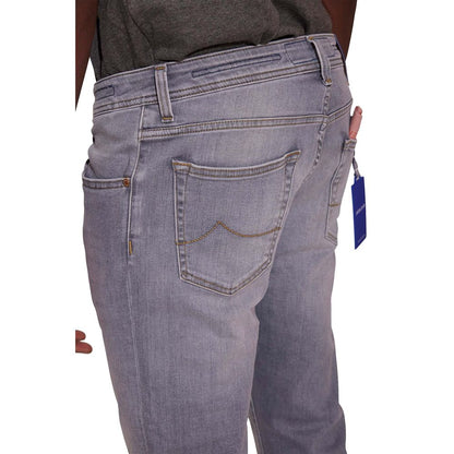 Jacob Cohen Sleek Slim Fit Grey Denim by Jacob Cohen