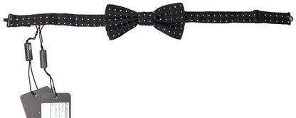 Dolce &amp; Gabbana Élégant nœud papillon en soie noire