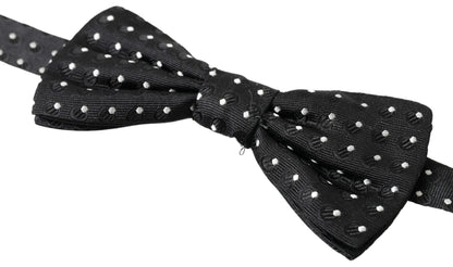Dolce &amp; Gabbana Élégant nœud papillon en soie noire