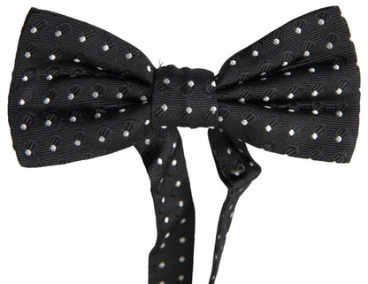 Dolce &amp; Gabbana Élégant nœud papillon en soie noire