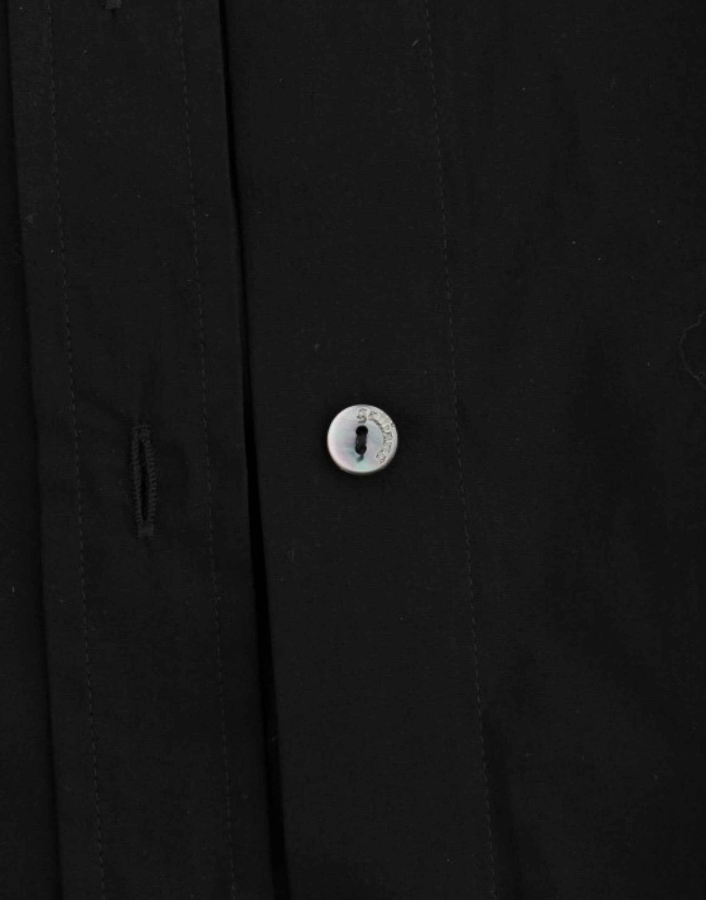 John Galliano Black cotton shirt top
