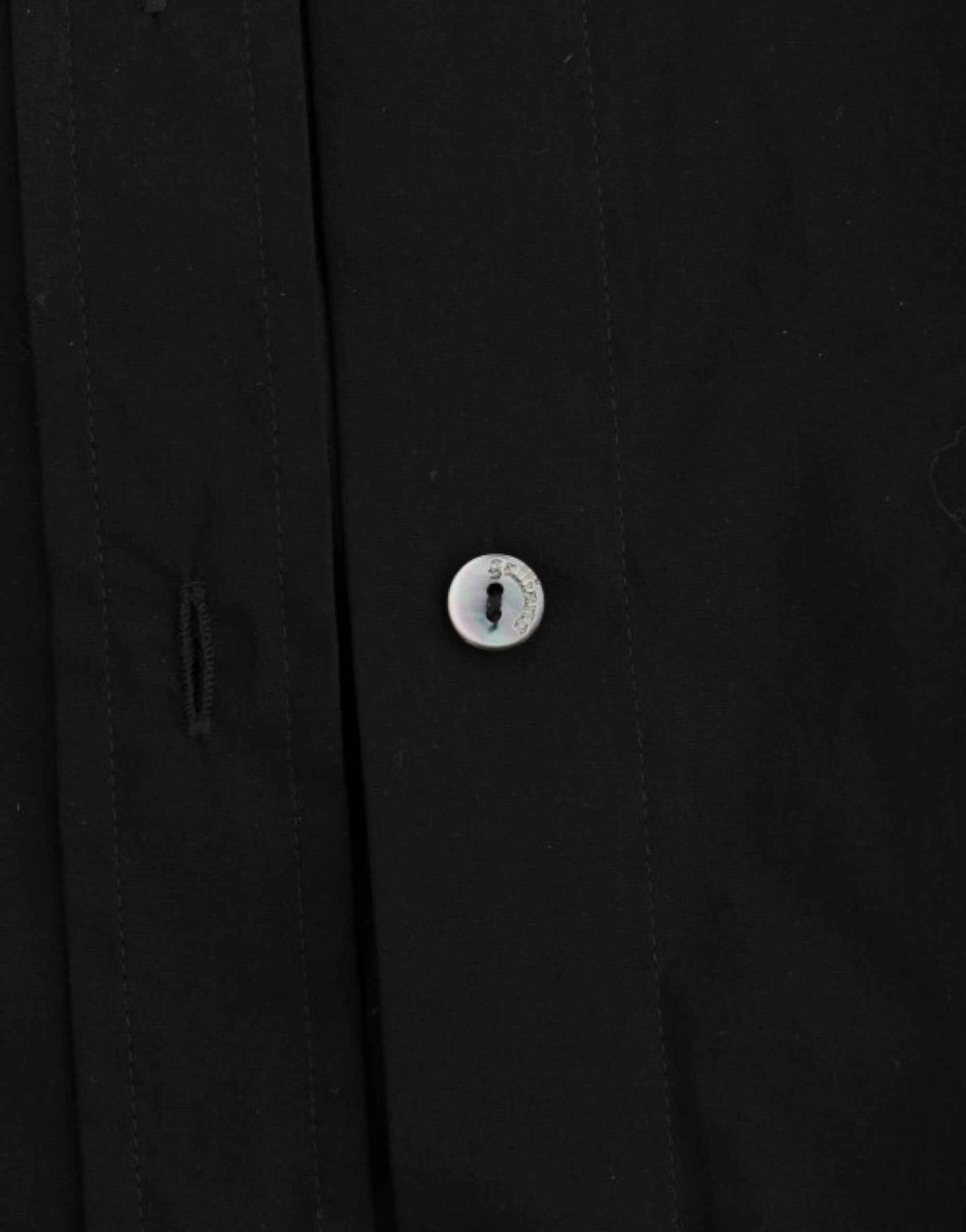 John Galliano Black cotton shirt top